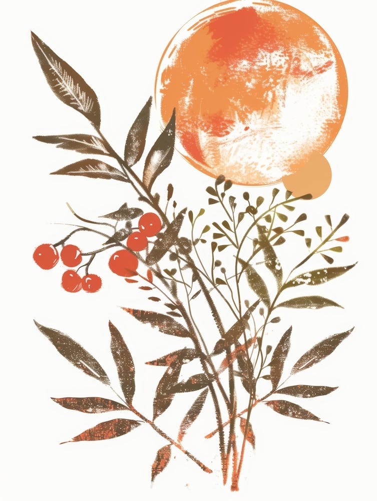 Moon And Berries