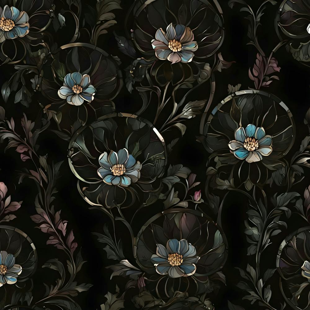 Black And White Flowers 6