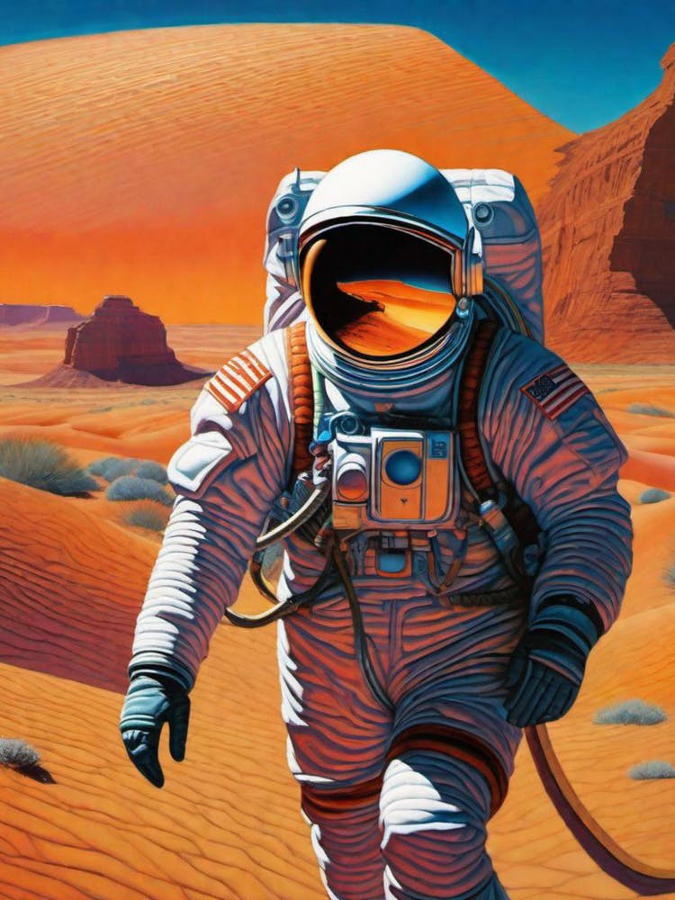 Astronauts In The Desert