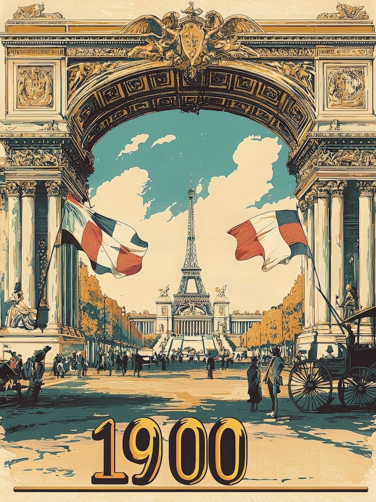 Aihrgdesign A Vintage Travel Poster Of The 1900 Paris Exposit Dafb955d 3bbc 4894 948a 988ae314fb95 1