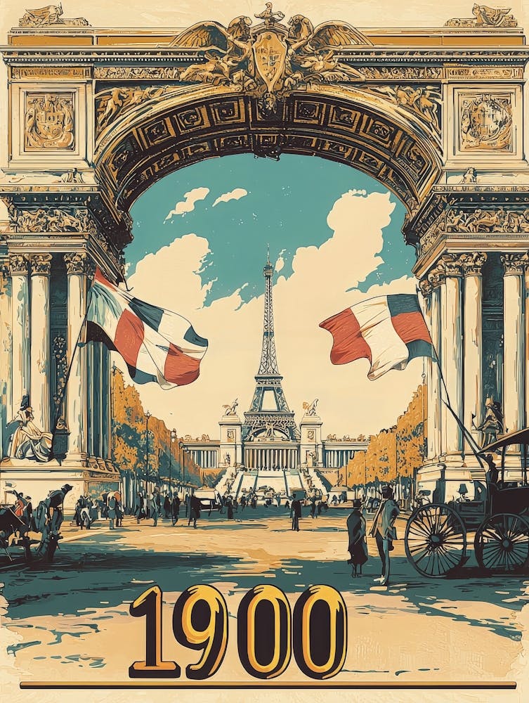 Aihrgdesign A Vintage Travel Poster Of The 1900 Paris Exposit Dafb955d 3bbc 4894 948a 988ae314fb95 1