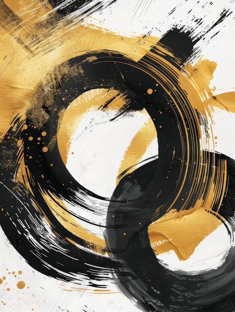 Abstract Circles Canvas Print 17