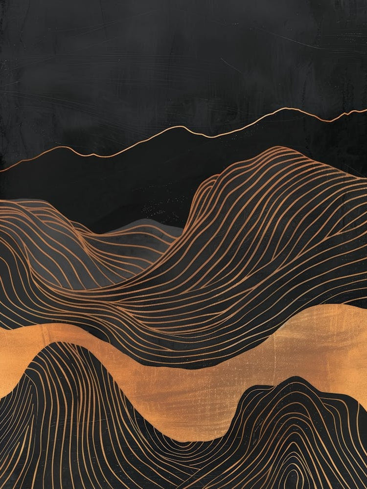 Abstract Landscape Canvas Print