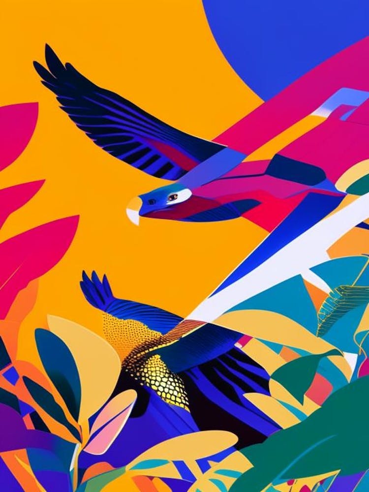 Harrier Pop Matisse Bird