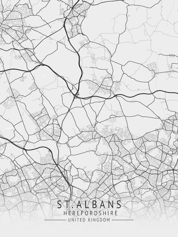 St Albans Map