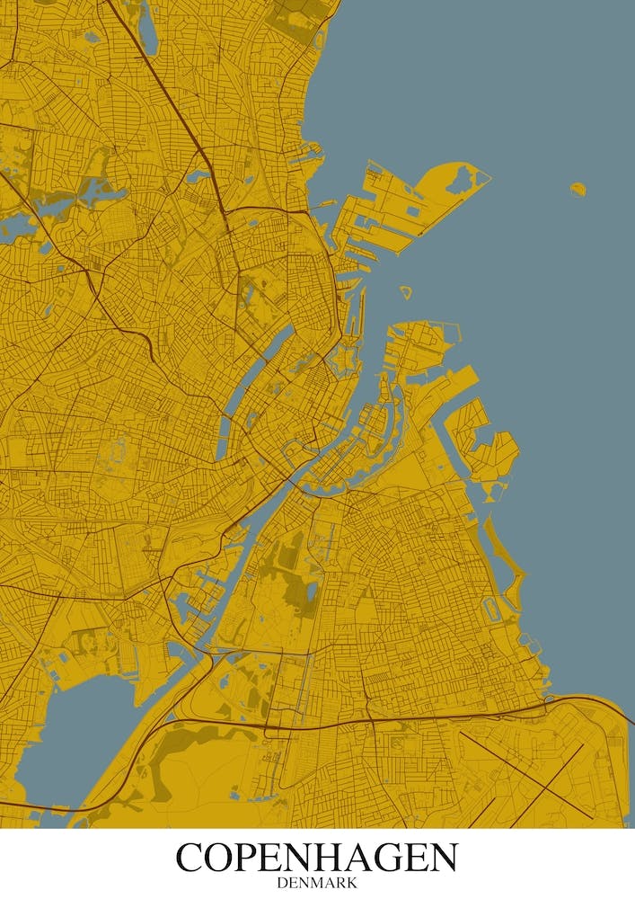 Copenhagen Yellow Blue