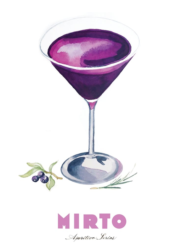 Mirto Cocktail Painting