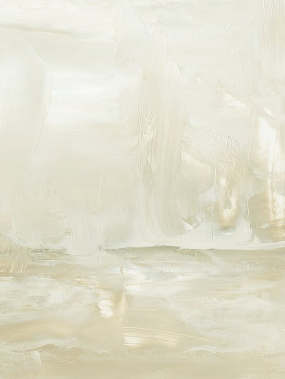 Dawning - Neutral Muted Earth Tone Abstract Painting