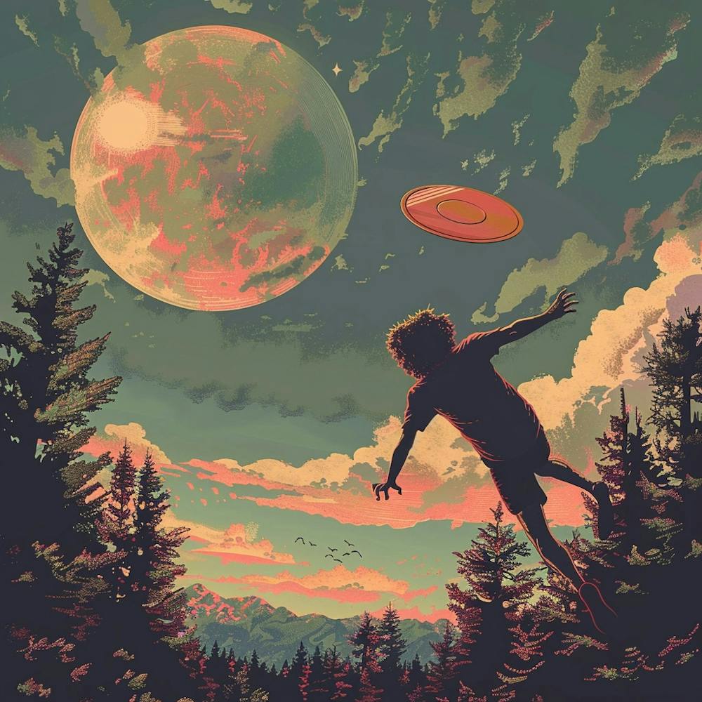 Frisbee In The Sky 1