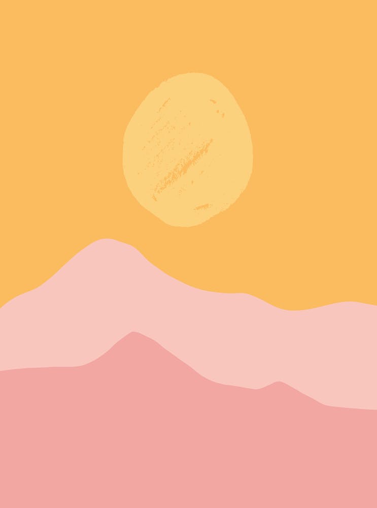 Farbenfrohe Sonnenaufgangs-Abstrakta