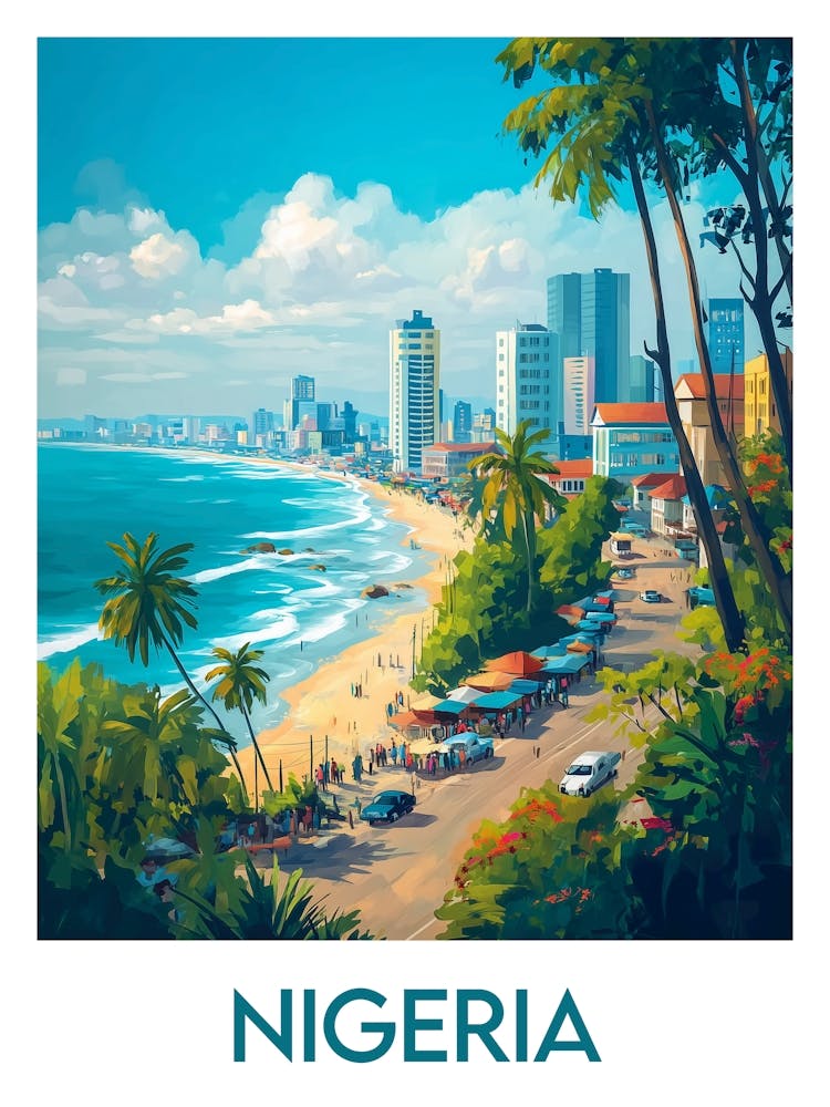Reiseplakat Nigeria