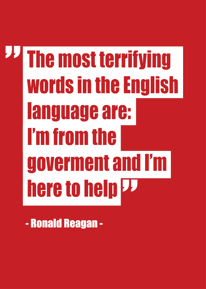 Ronald Reagan Quote Politic 