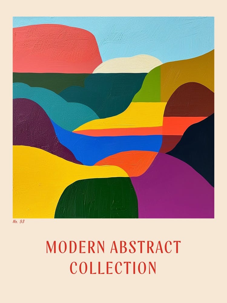 Modern Abstract Collection Poster 93