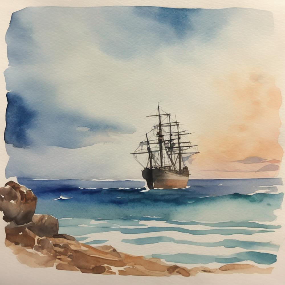 Sailing Vessel Ship Boat Landscape