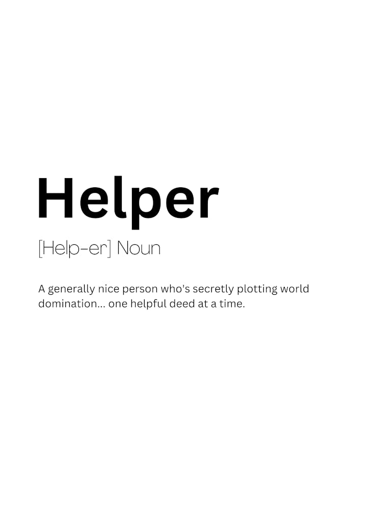 Helper Definition Meaning 2