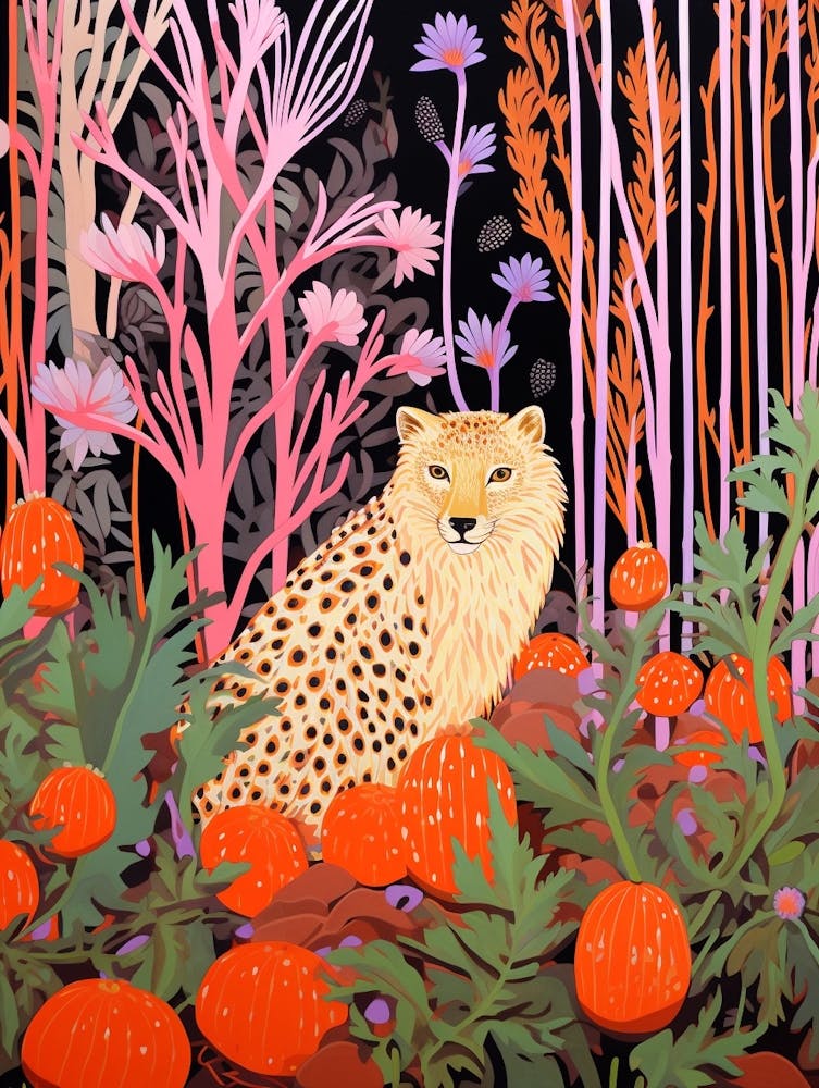 Mexican Style Cactus Illustration Hedgehog Cactus 3