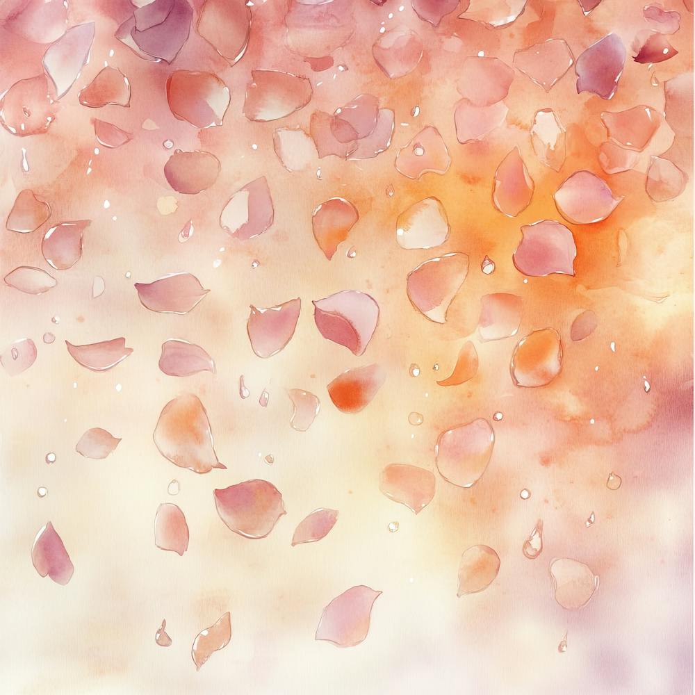 Pastel Roses Rain 10