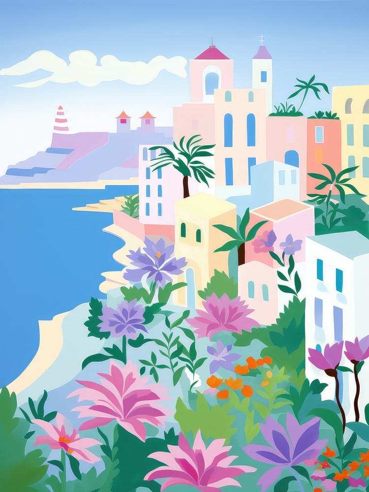 Gaeta, Italien Farbenfrohe Ansicht 1