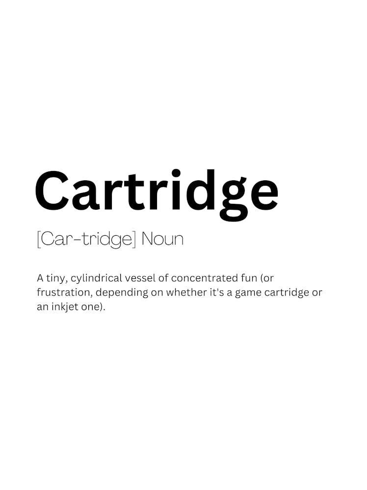 Cartridge Definition Meaning