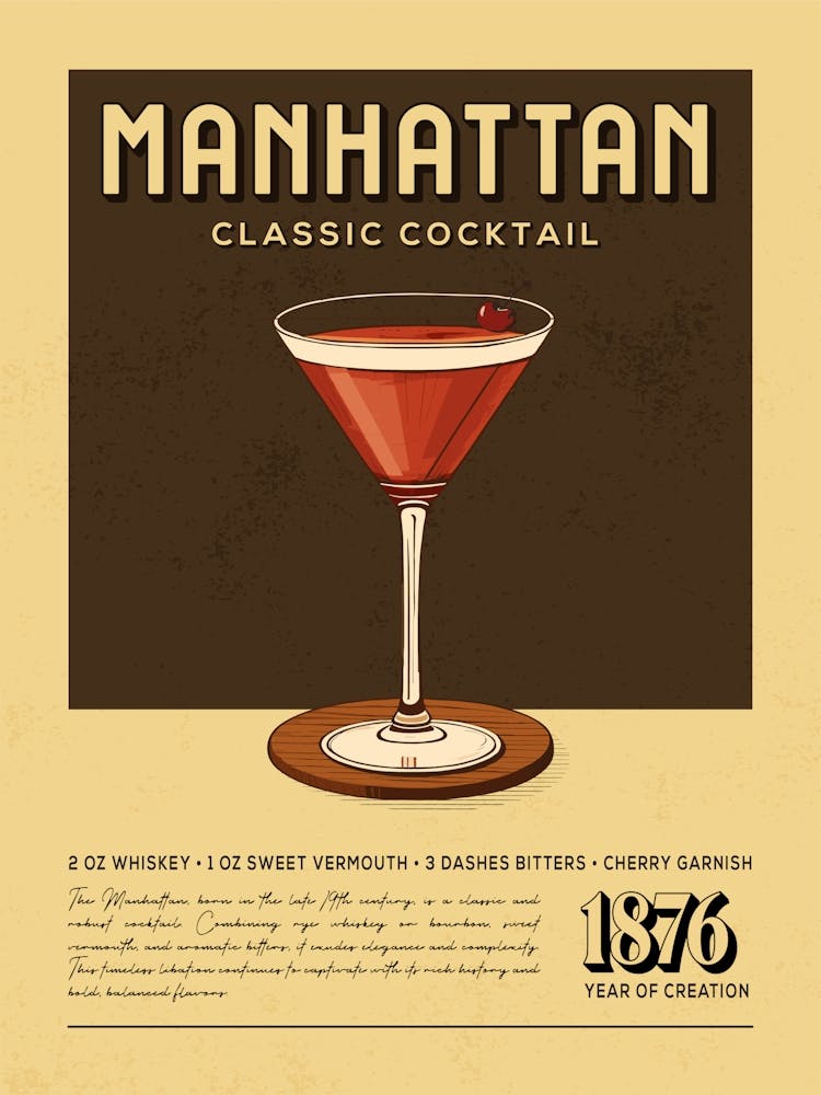 Manhattan Classic Cocktail