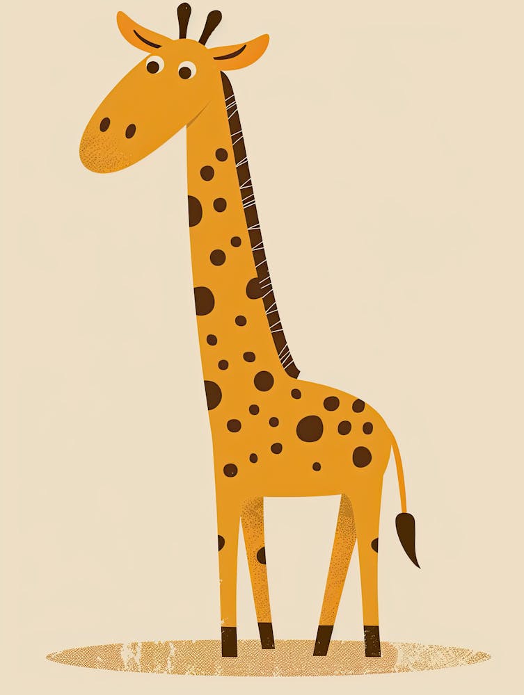 Little Giraffe Dreams Children Prints & Kids Posters
