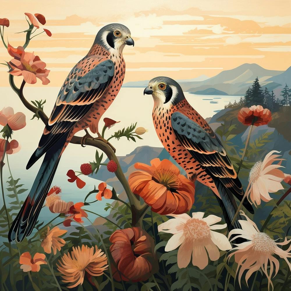 Bird In Nature American Kestrel 1