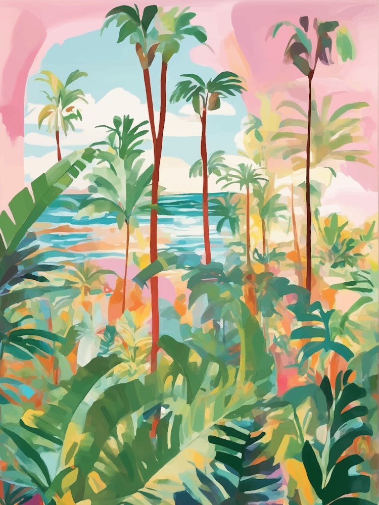 Pink View Tropical Paradise