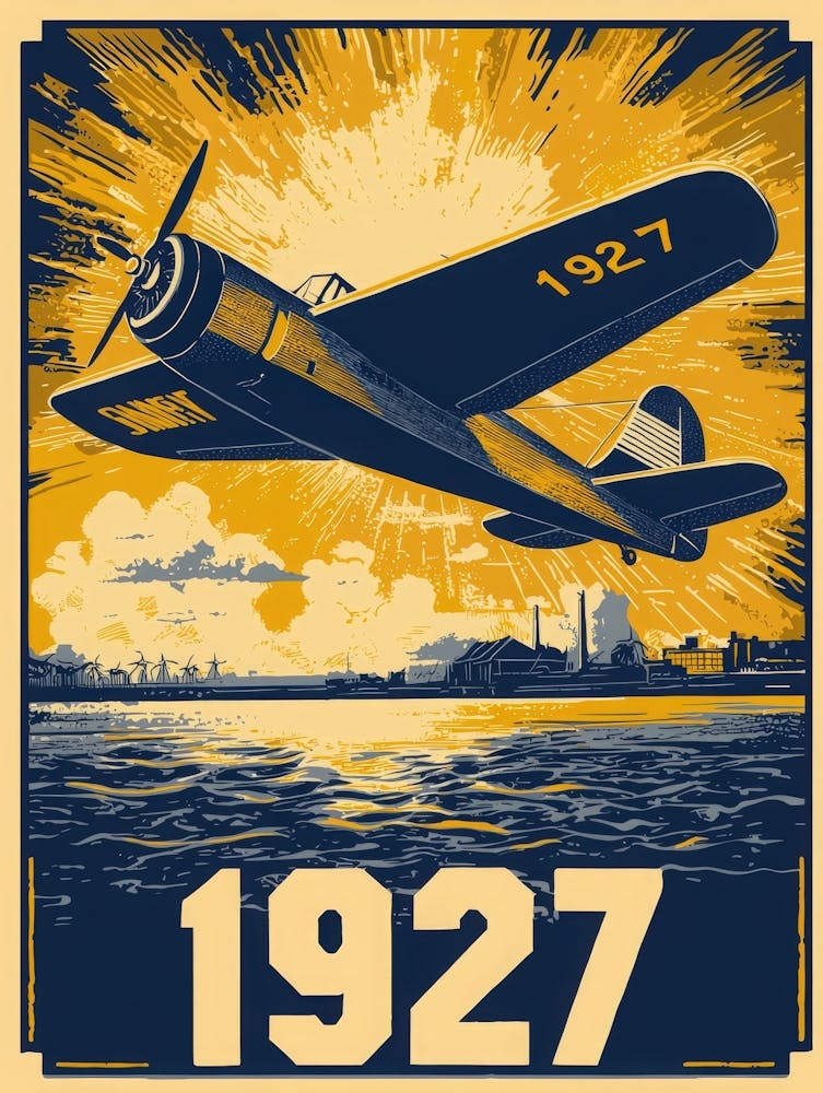 Aihrgdesign A Vintage Aviation Poster Celebrating Charles Lin B469e5ce 7ec9 4e00 A4cc 657e6738bd8c 2