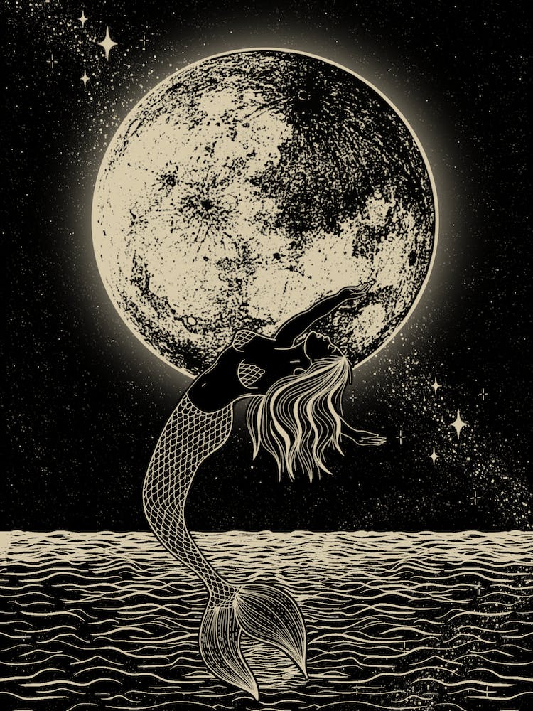 Mermaid and the Moon 1
