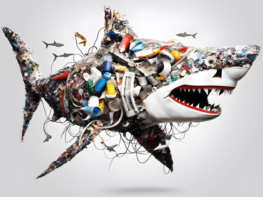 Great White Ocean Plastics