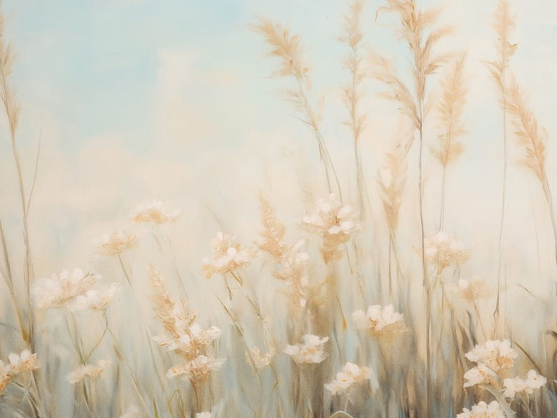 Beige Grasses Meadow