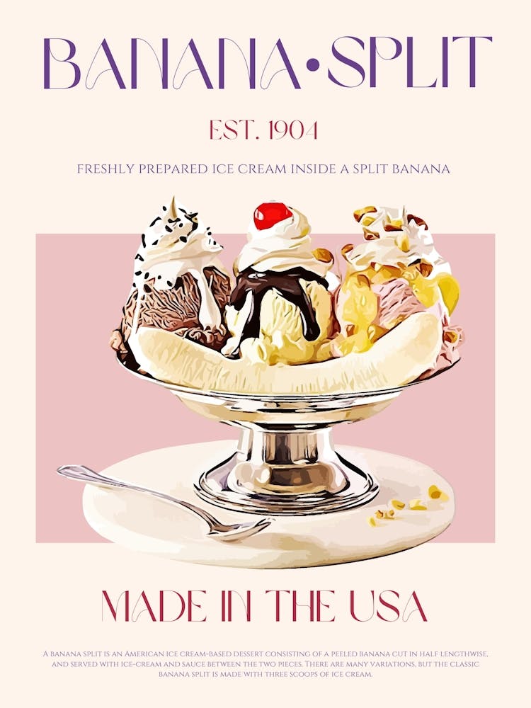 Banana Split Mid Century
