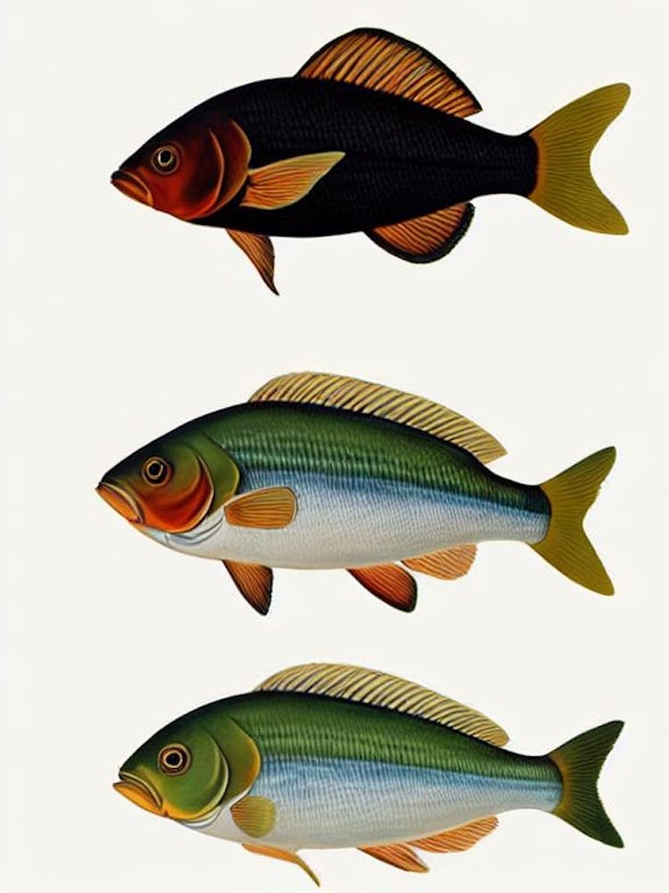 Sea Robin Vintage Poster