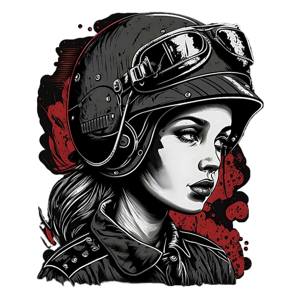 Rockabilly Military Pin Up Girl