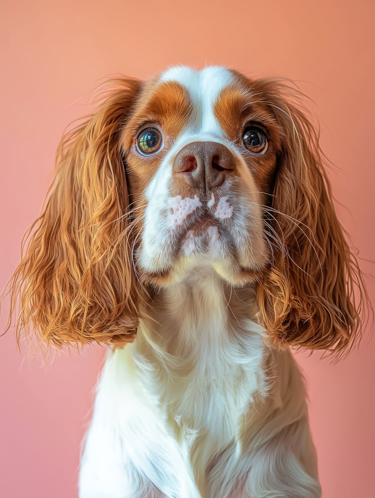 Portrait Of A Dog.Generated AI. Wall 3