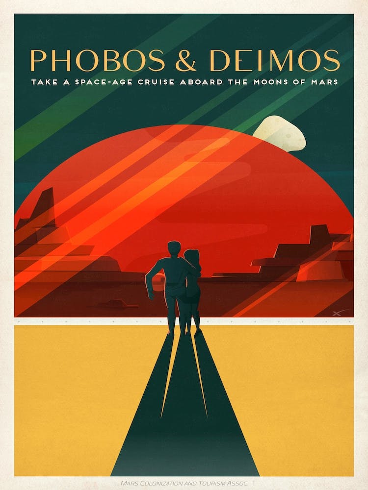 Phobos And Deimos Explore Mars