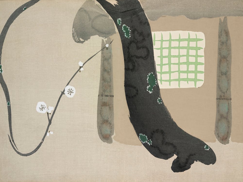 House From Momoyogusa –Flowers Of A Hundred Generations (1911), Kamisaka Sekka