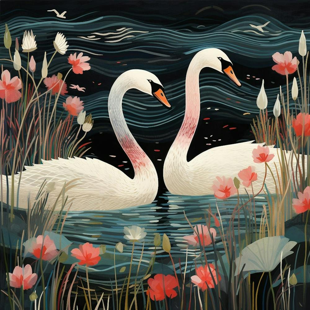 Bird In Nature Swan 2