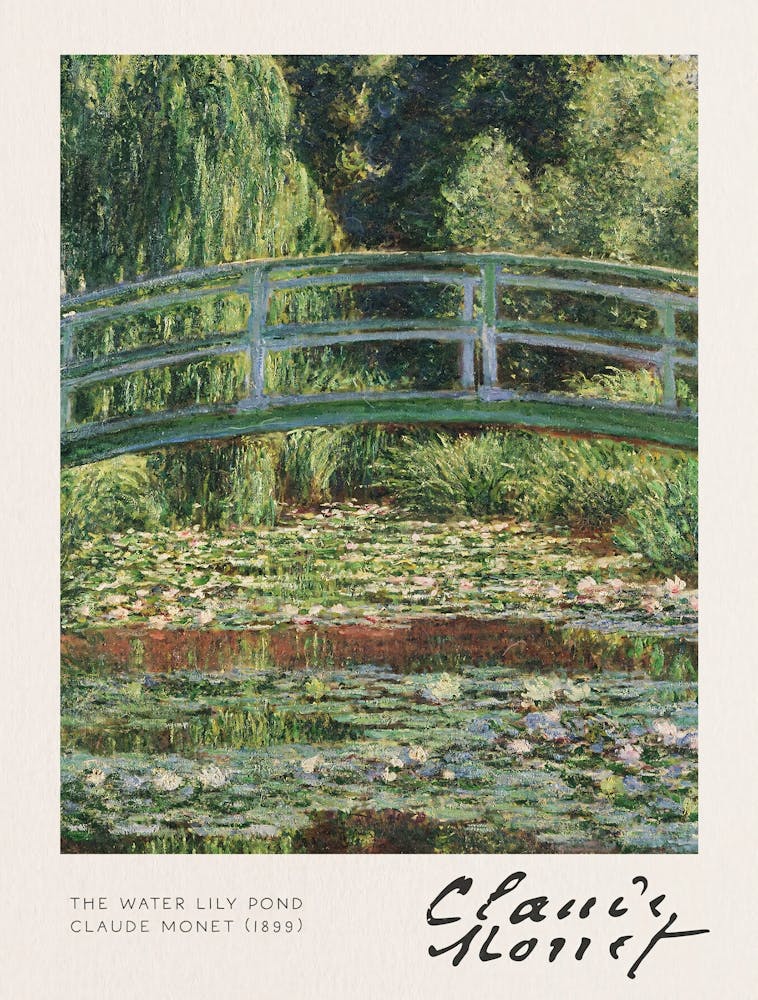 Claude Monet - Water Lily Pond