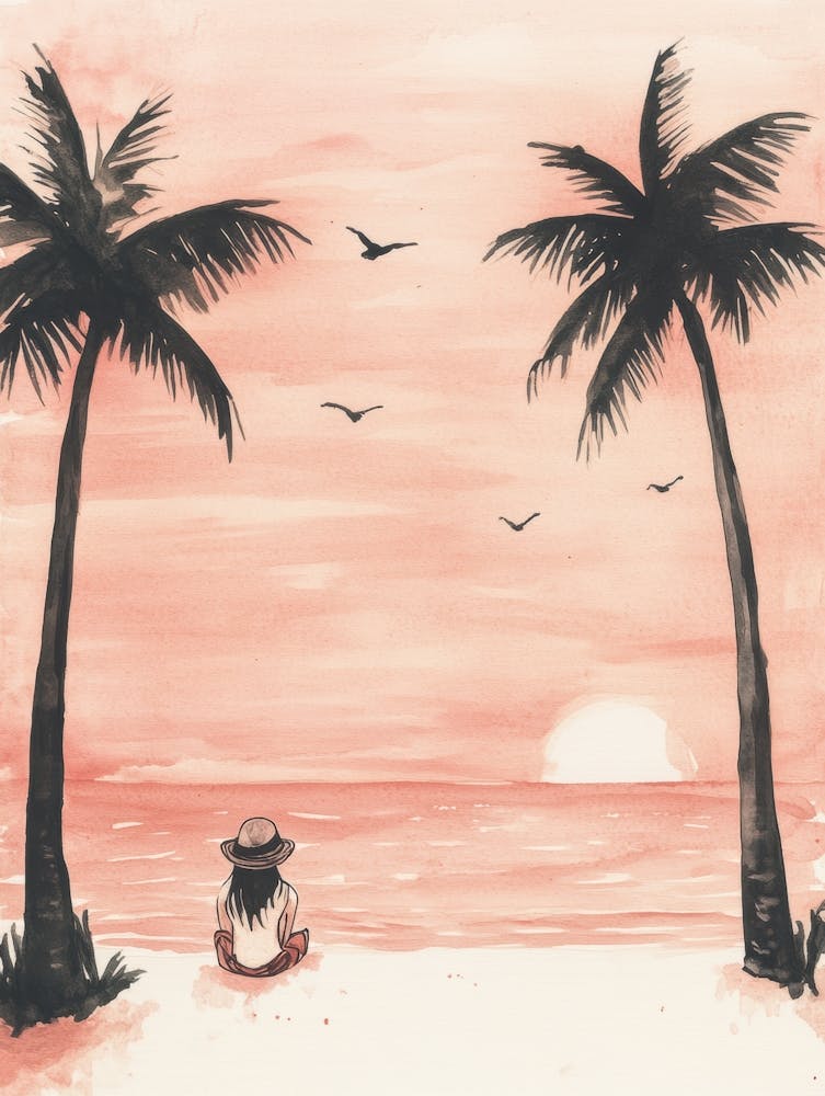 Sunset On The Beach 2