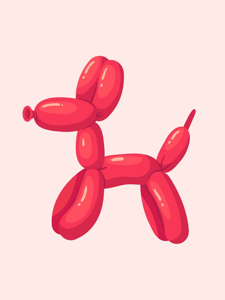 Red Balloon Dog