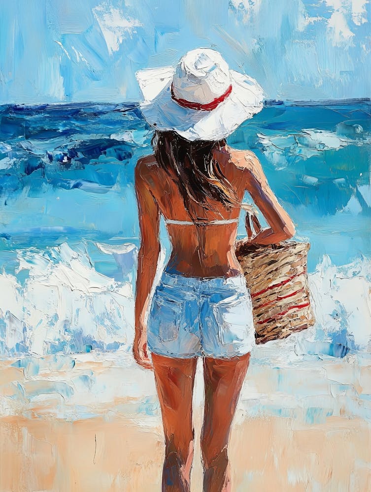 Girl On The Beach