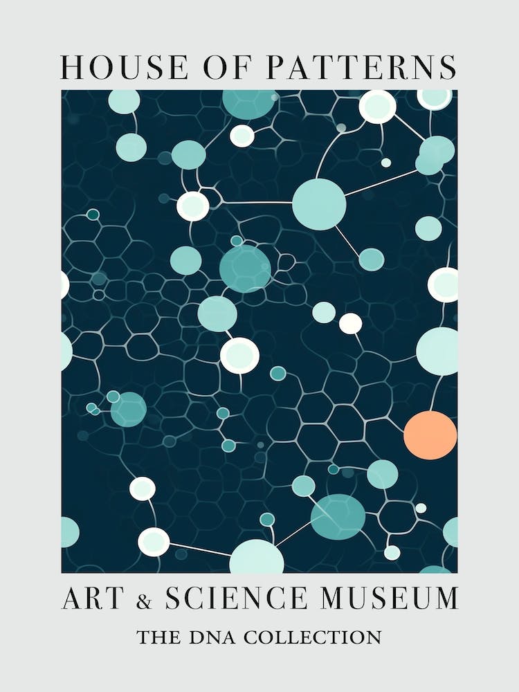 Watercolour Blue Dna 3 House Of Patterns