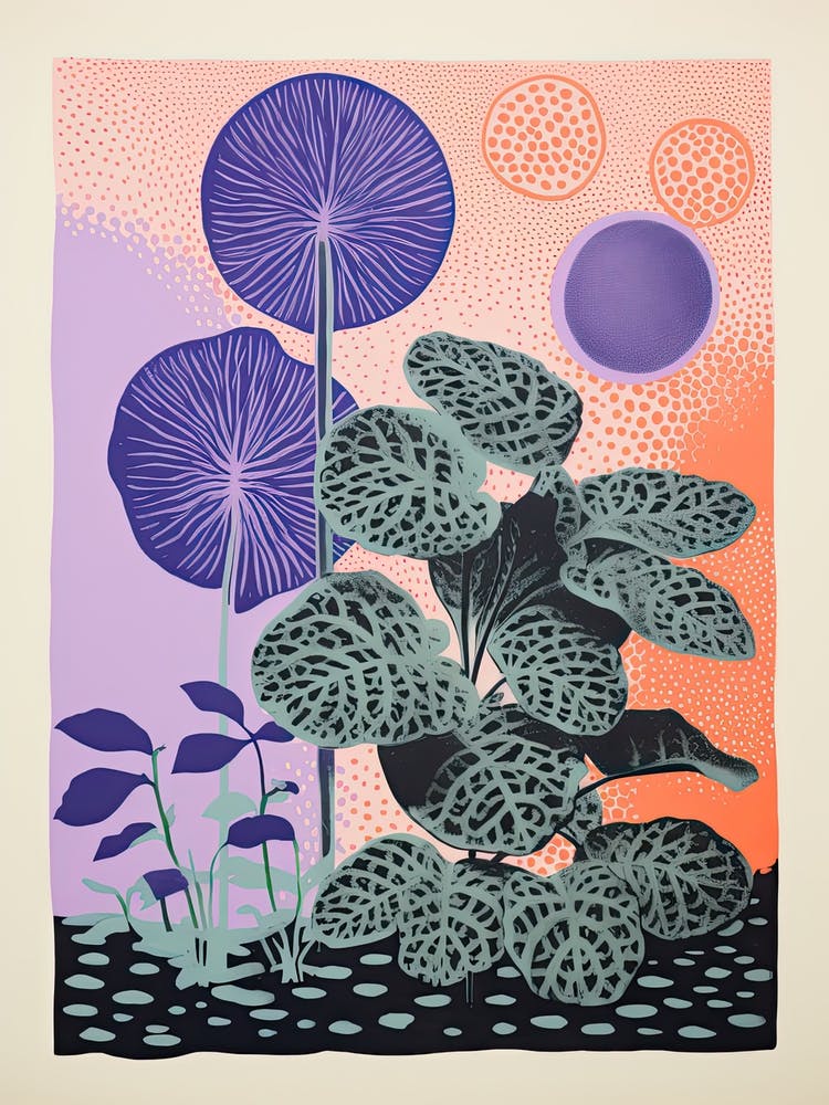Colourful Botanical Risograph Style 39