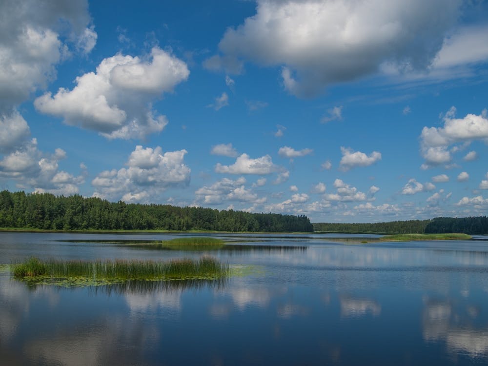 Lake With Clouds