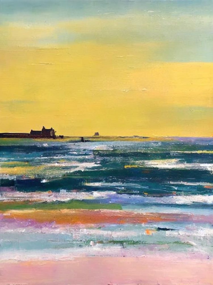 St Ives Bay, Cornwall Bright Abstract