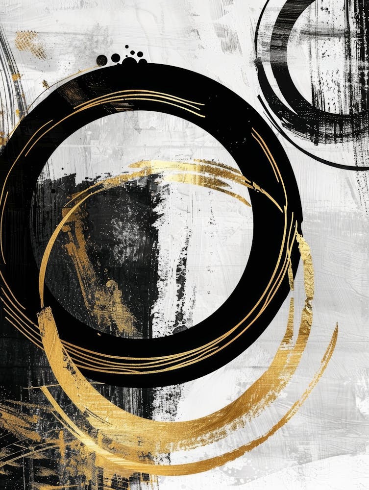 Abstract Circles Canvas Print 19