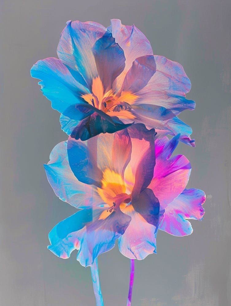 Iridescent Flower Forget Me Not 2