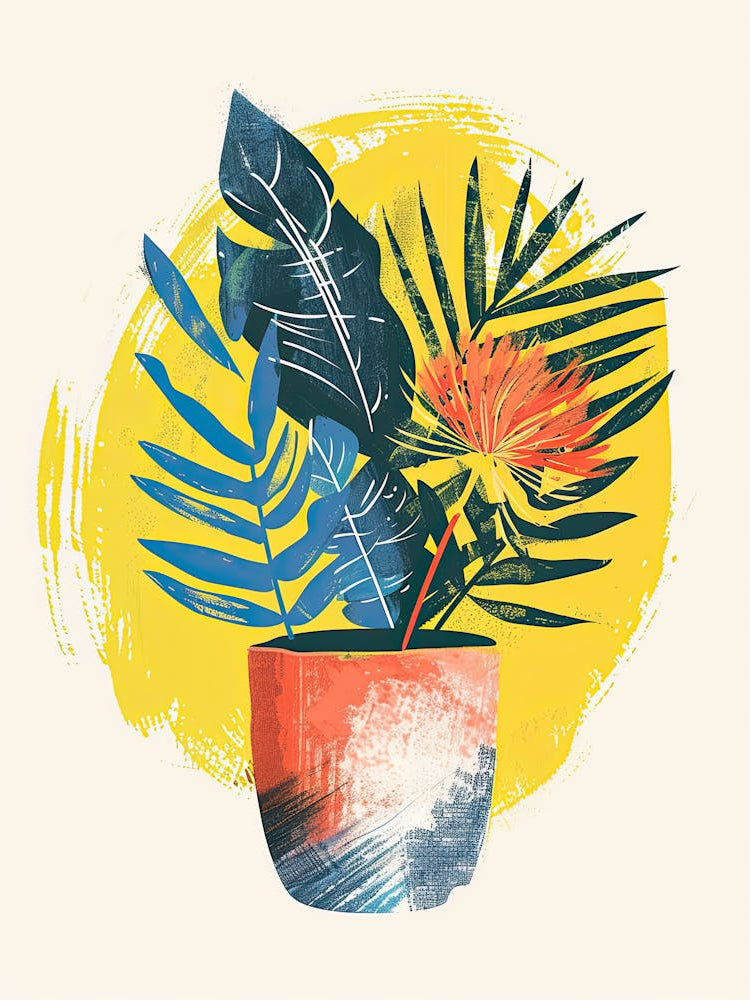 Retro Horizons In Jetstream Glow Mid Century Style