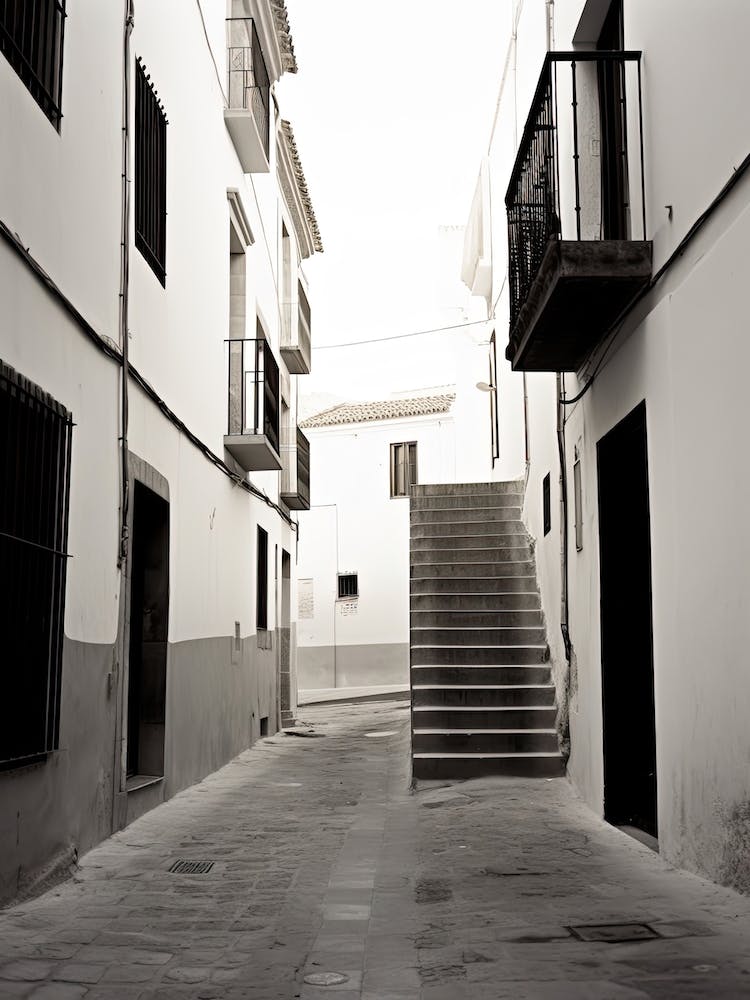 Granada, Spain, Black And White Photography 3